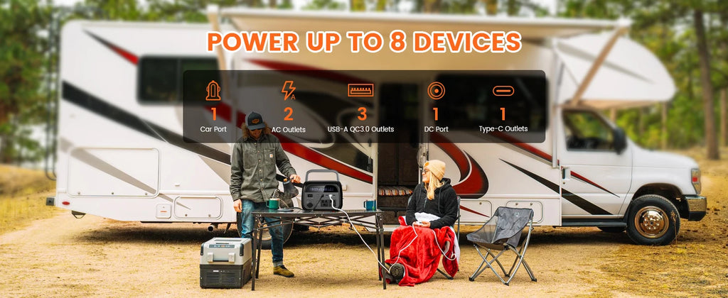 500W Portable Power Station 345.6Wh Solar Generator