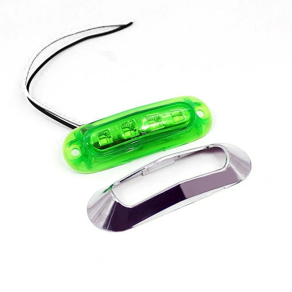 2Pcs Red Green Boat Navigation LED Lights