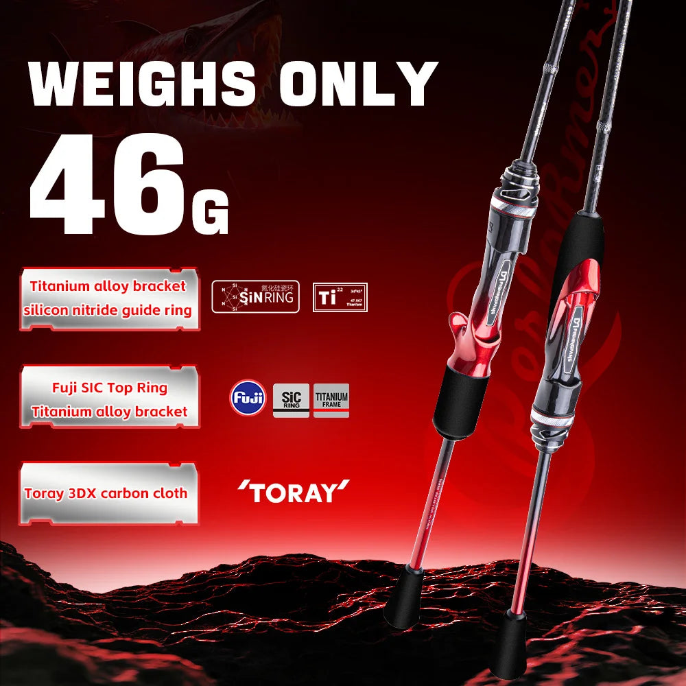 ULTRALIGHT High End Spinning Casting fishing rod