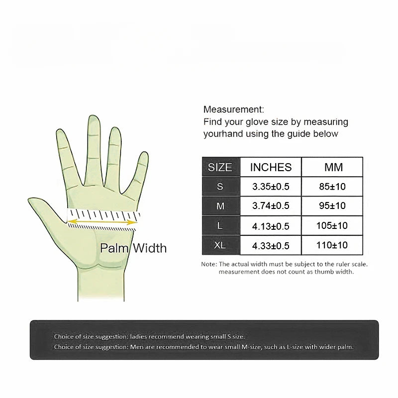 100/50/20PCS Black Nitrile Gloves Thickened Disposable Gloves