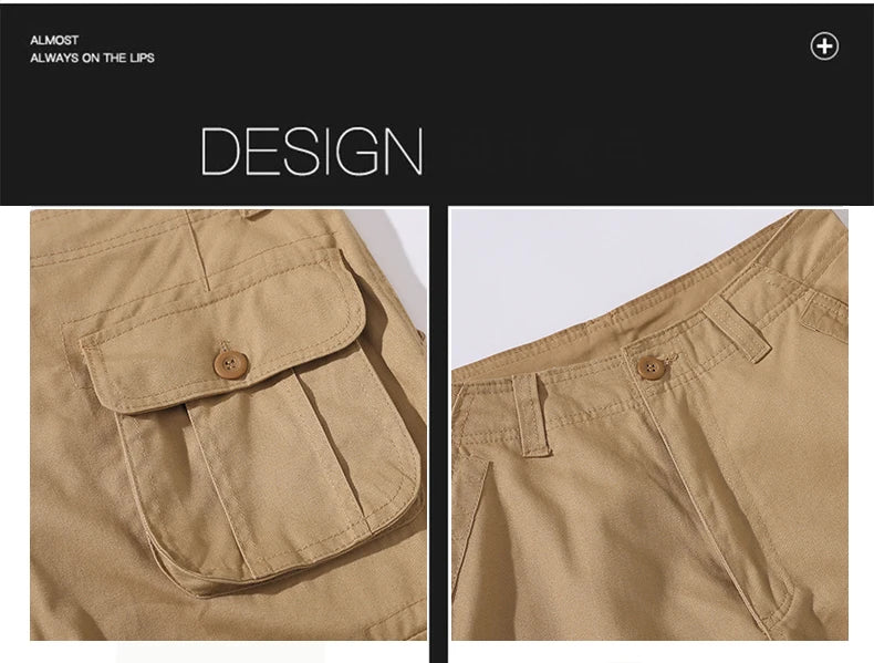 Men's Tactical  Cotton Cargo Hiking Pants