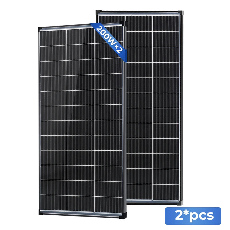 200 Watt N‑Type Bifacial Solar Panel