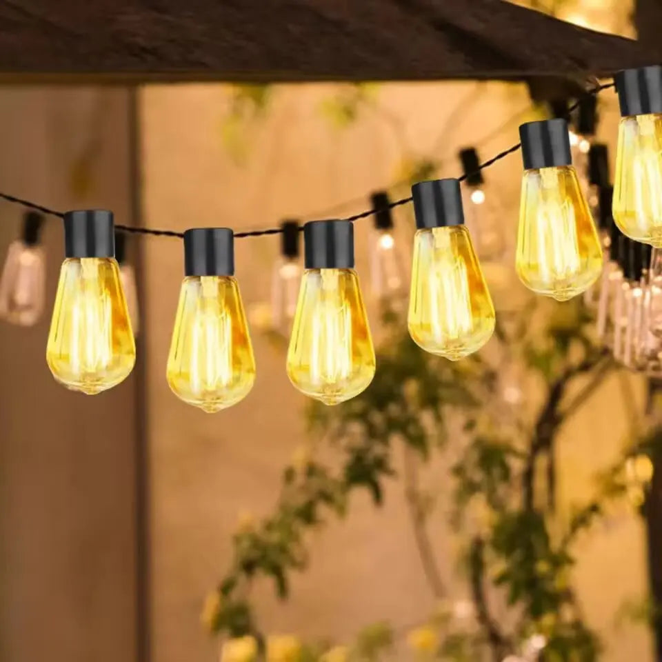 1PC Solar  Party Retro Decoration String Lights