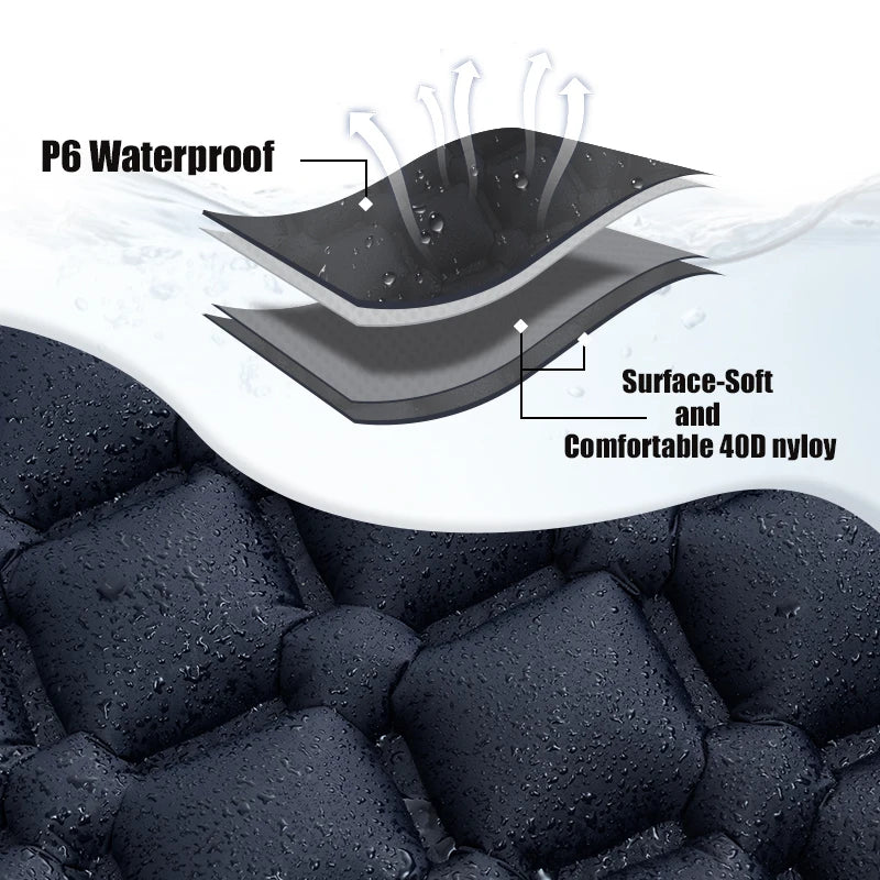 Inflatable Mattress Built-in Pump