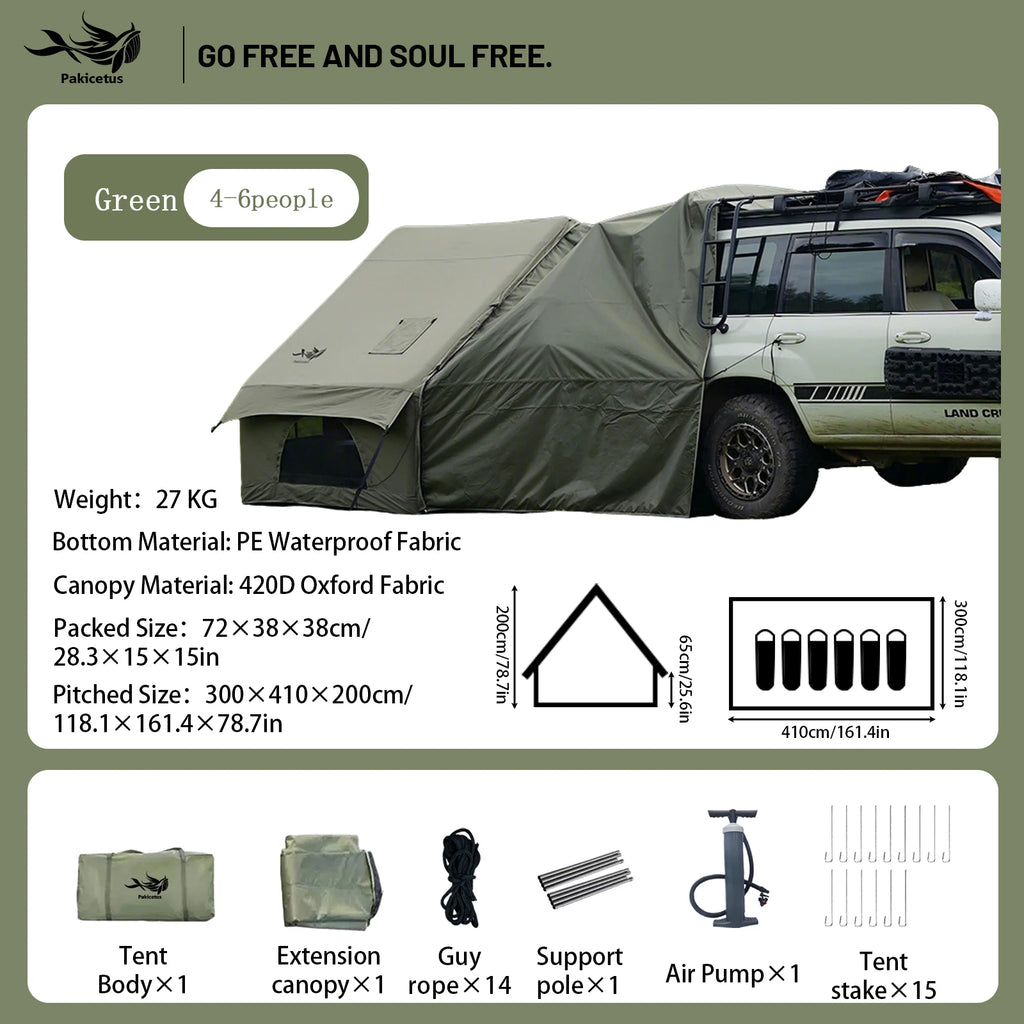 Large Inflatable Camping Tent with Skylight,