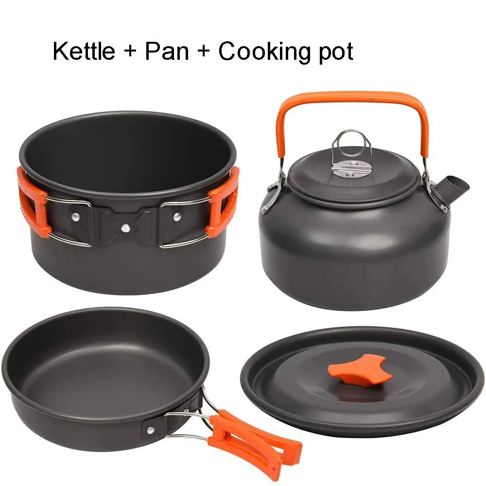Camping Cookware Travel ware  For 2-3  Non-stick