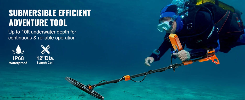Professional Rechargeable Metal Detector for Treasure Hunting
