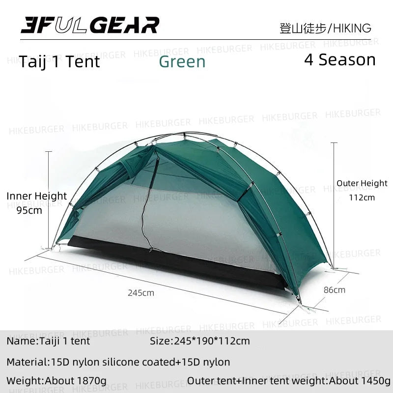 Ultralight 1 Person Camping Tent