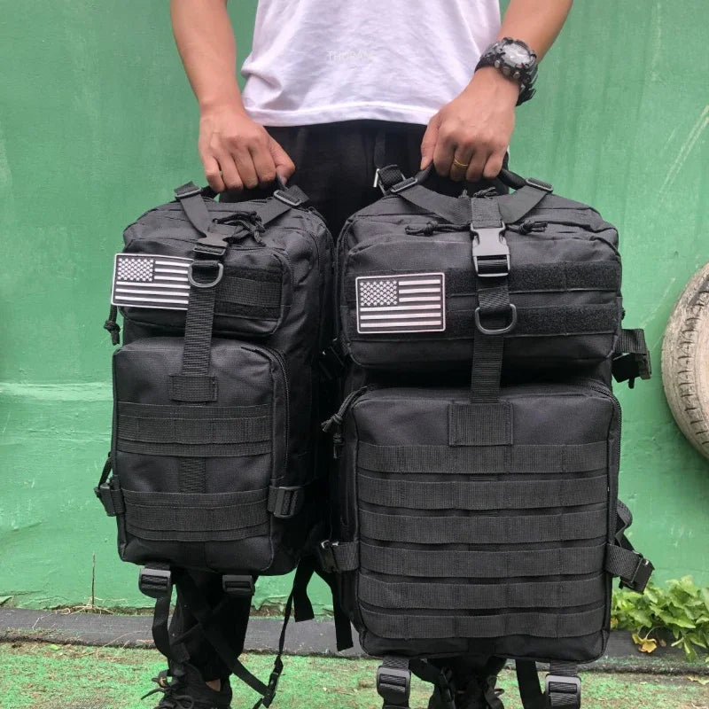 25L/50L  Nylon Waterproof  Backpack Outdoor Rucksacks