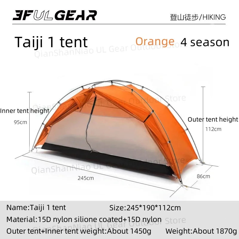 Ultralight 1 Person Camping Tent