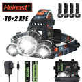 Rechargeable Headlamp Powerful Led Lantern Portable Headlight