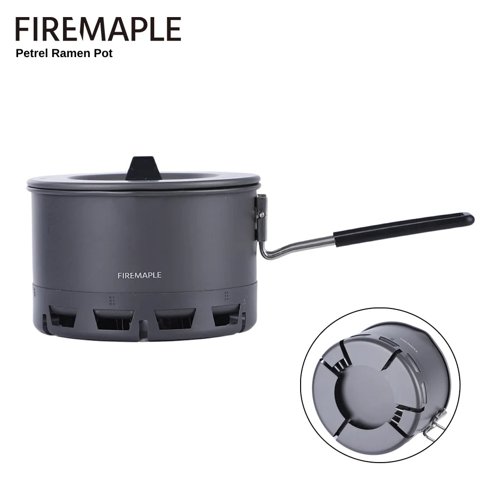 Ramen Pot Ultralight Heat Exchanger  Portable Pot