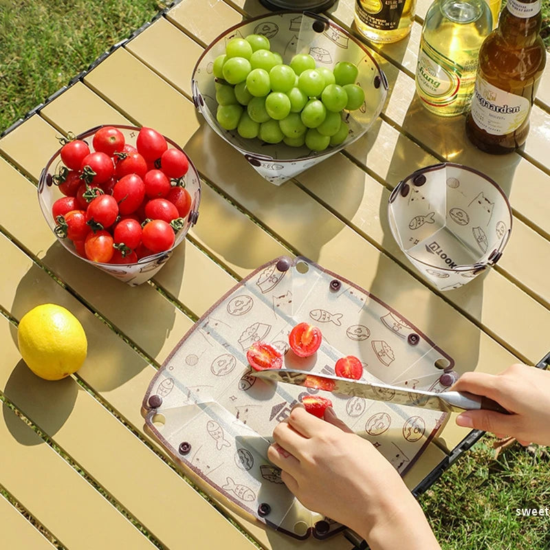 Lightweight Foldable Bowl Cups  Multi-purpose Tableware's