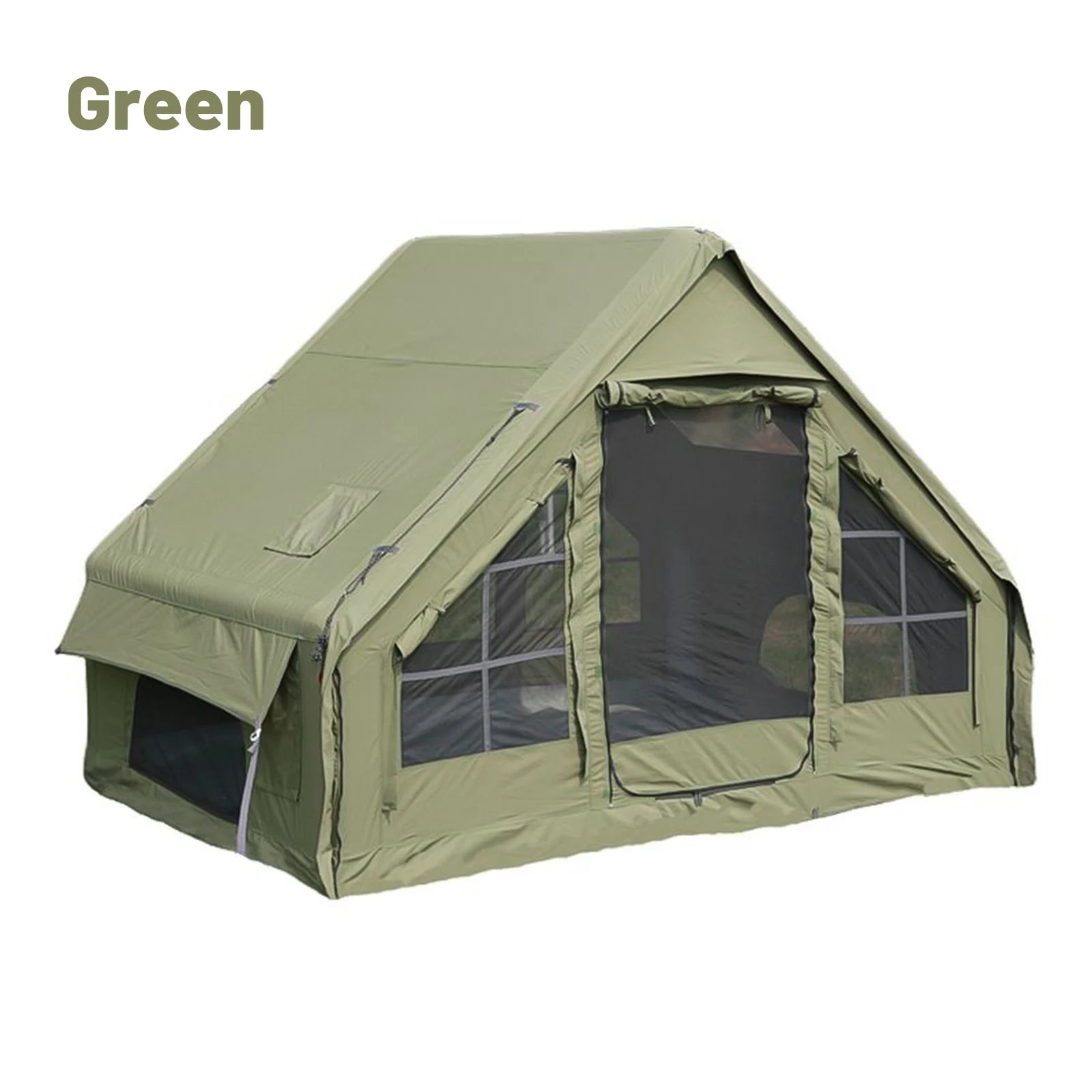 Inflatable Luxury Camping Tents With Stove Plug,