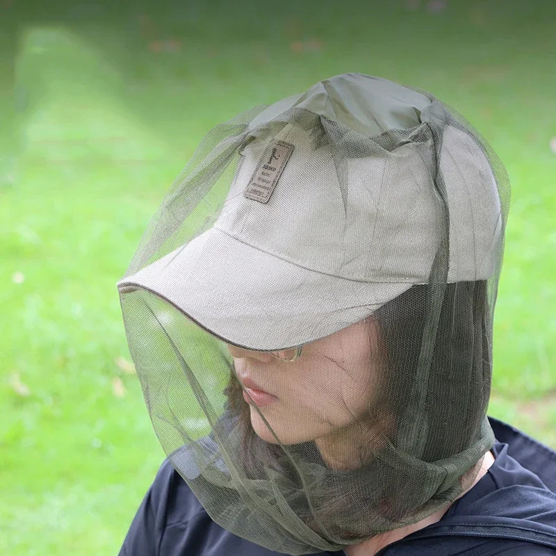 1PC Outdoor  Sunscreen Mosquito Net Head Cover