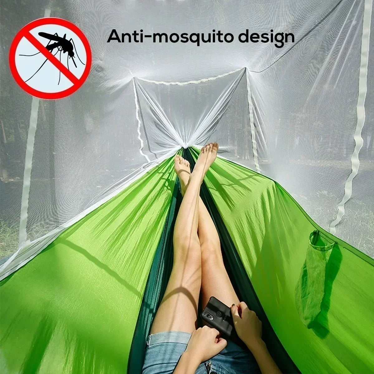 Camping Hammock with Mosquito Net