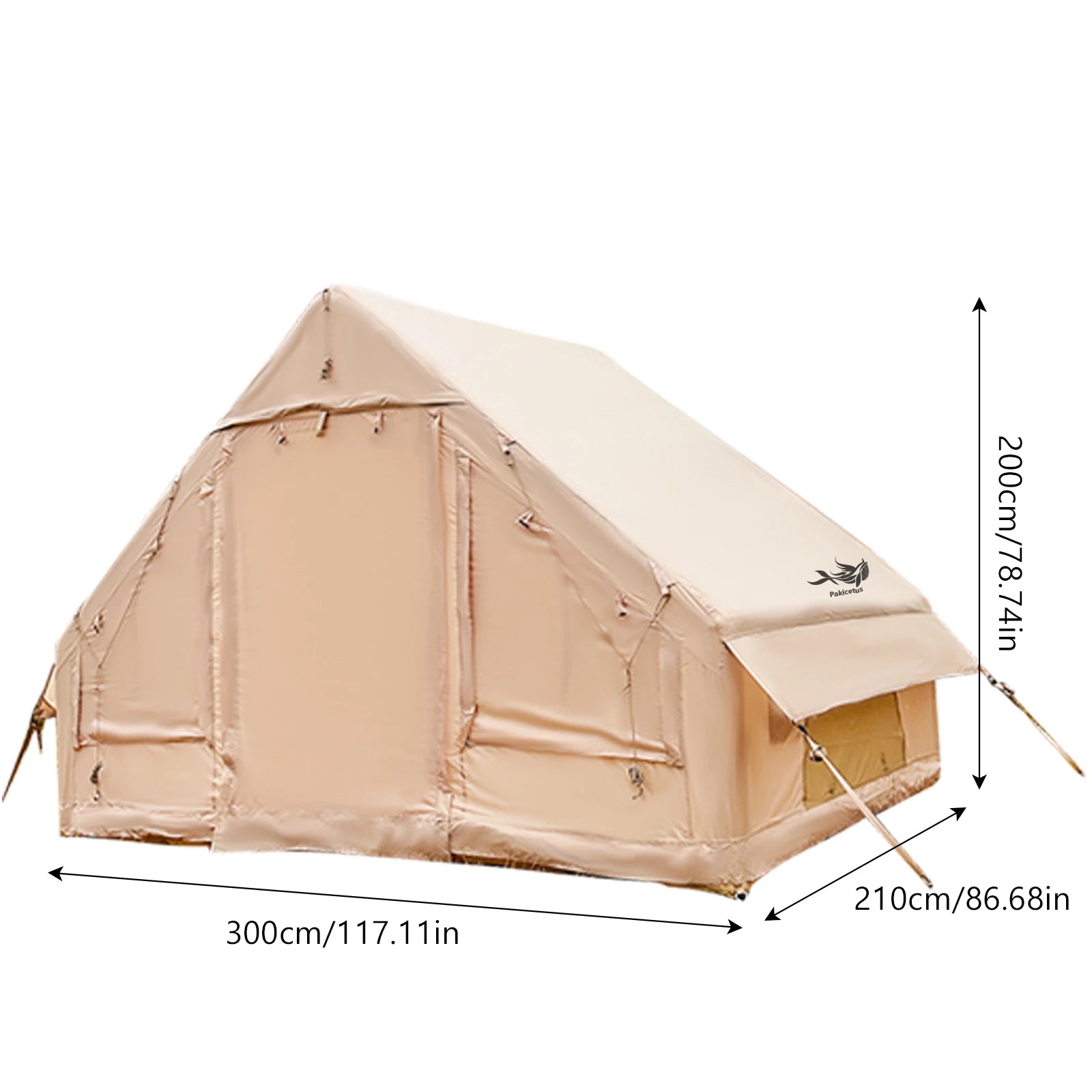 Large Inflatable Camping Tent with Skylight,