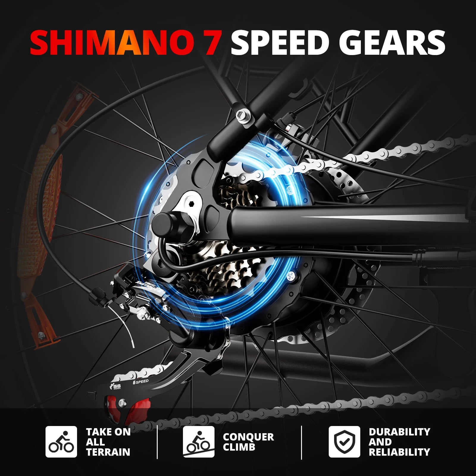 Electric Bike   48V 15AH  Mountain Bike 31mph