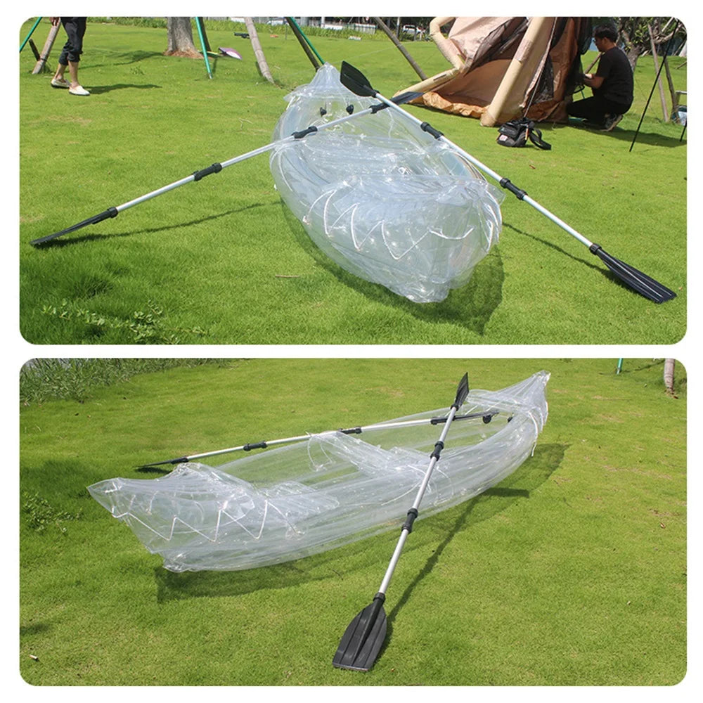 Two-Person Transparent PVC Inflatable Kayak