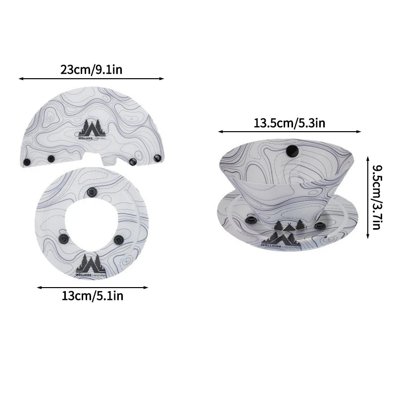 Lightweight Foldable Bowl Cups  Multi-purpose Tableware's