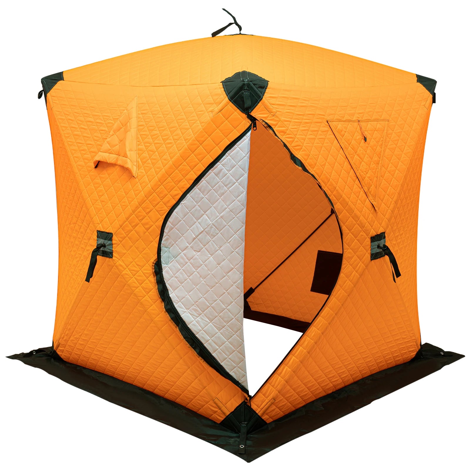 Orange/Blue/Red/Camouflage Ice Fishing Tent