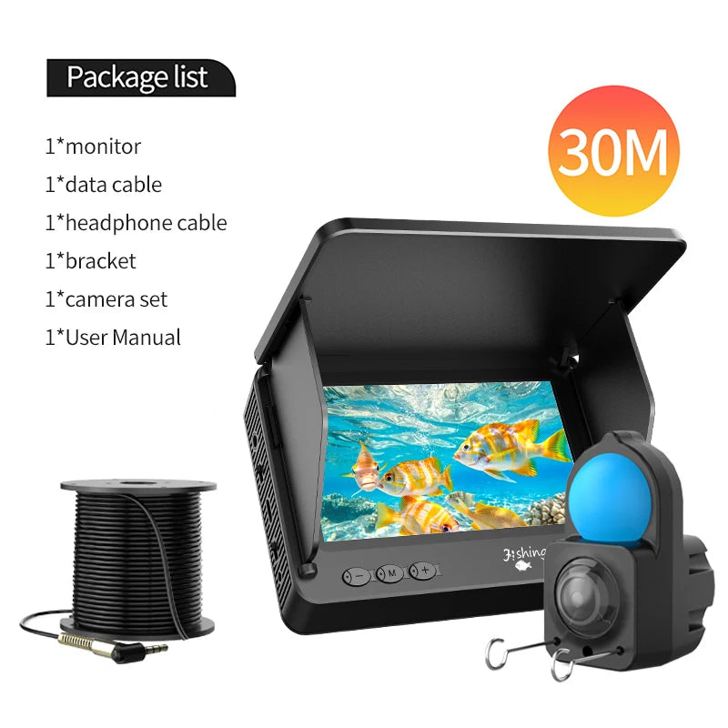 Ice Fishing Camera 1080P HD Infrared Night Vision Portable Underwater for Winter Lake  Fishing