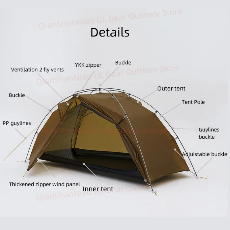 Ultralight 1 Person Camping Tent