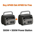 500W Portable Power Station 345.6Wh Solar Generator