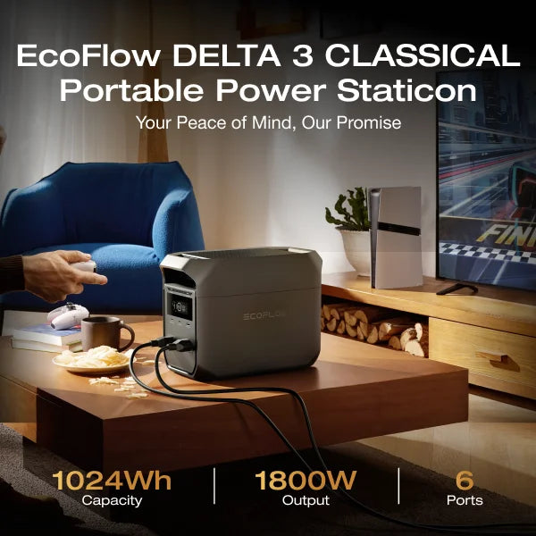 Solar Generator  Portable Power Station, 1800W