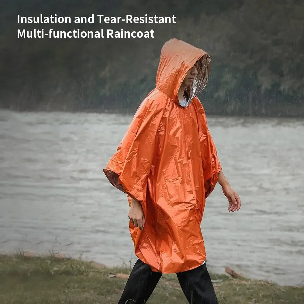 Poncho Waterproof Rainwear B Camping Equipment