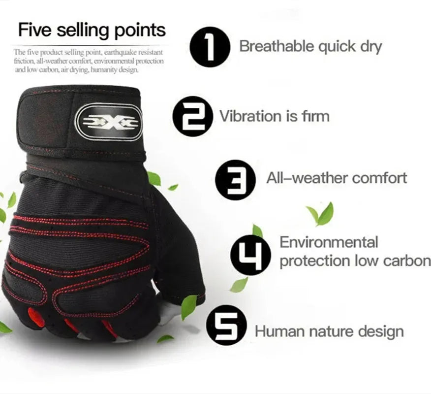 Outdoor Fingerless Unisex Gloves