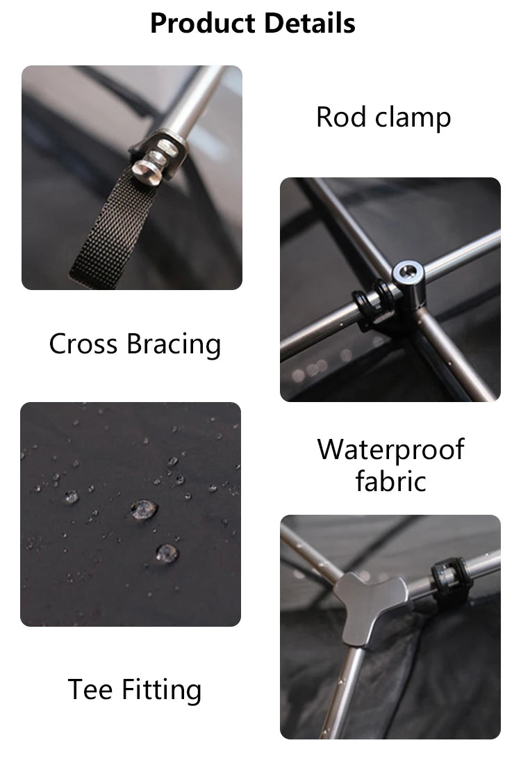 Single Person Camping Cot Tent
