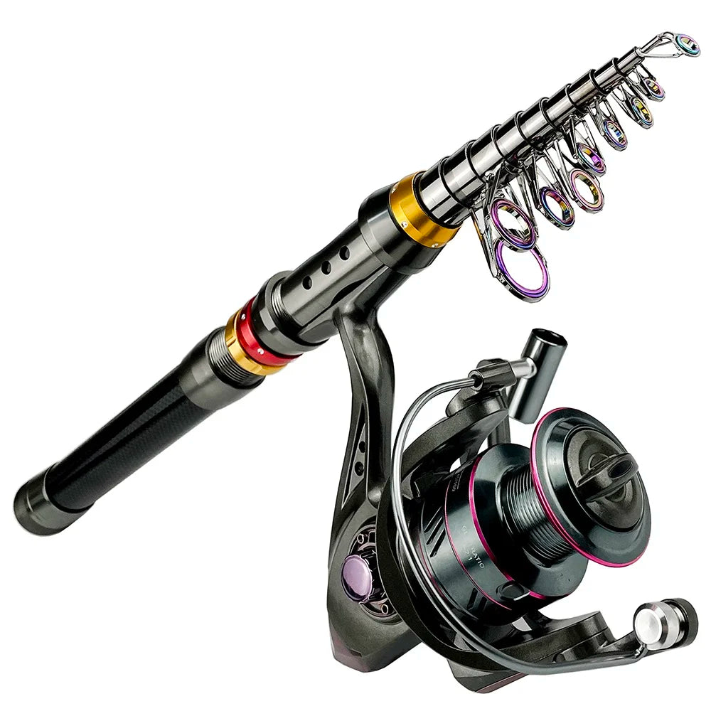 Fishing Rod And Reel Telescopic Fishing Pole