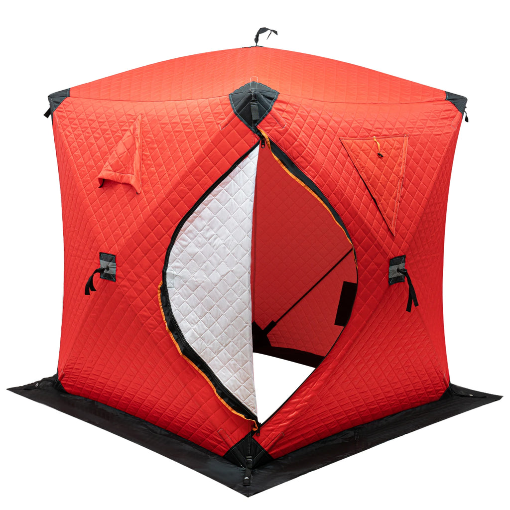 Orange/Blue/Red/Camouflage Ice Fishing Tent