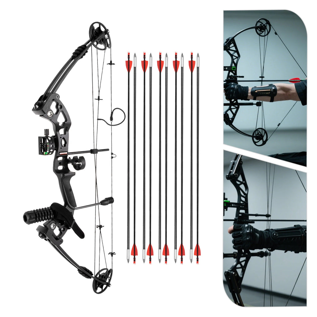 Right Handed Compound Bow Arrows Set