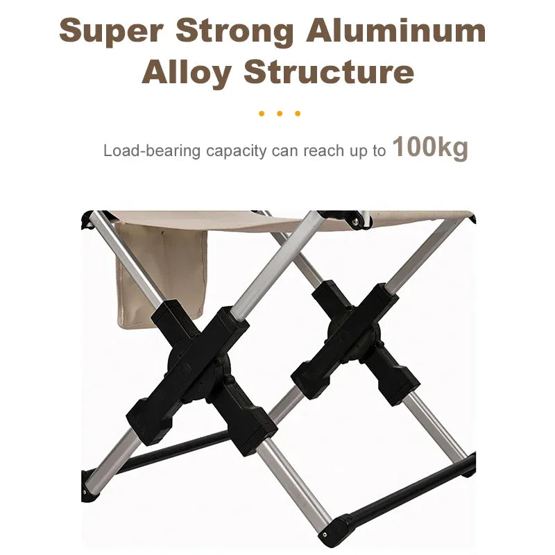 Outdoor Foldable Director's  Chair Aluminum Alloy
