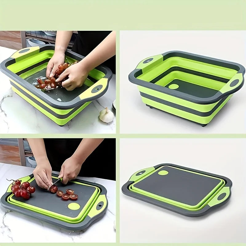 Portable Space Saving Basin with Built-in Sink