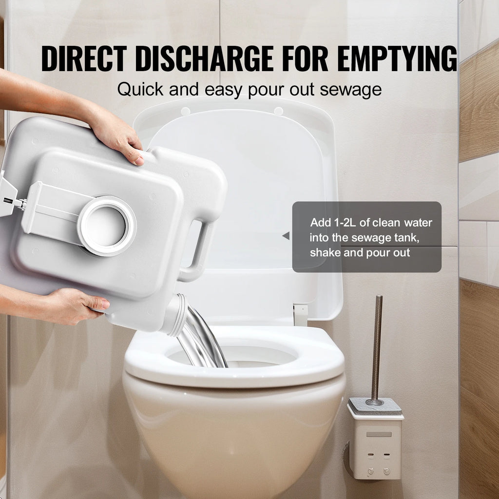 Porta Potty Push-Button Pressurized Flush