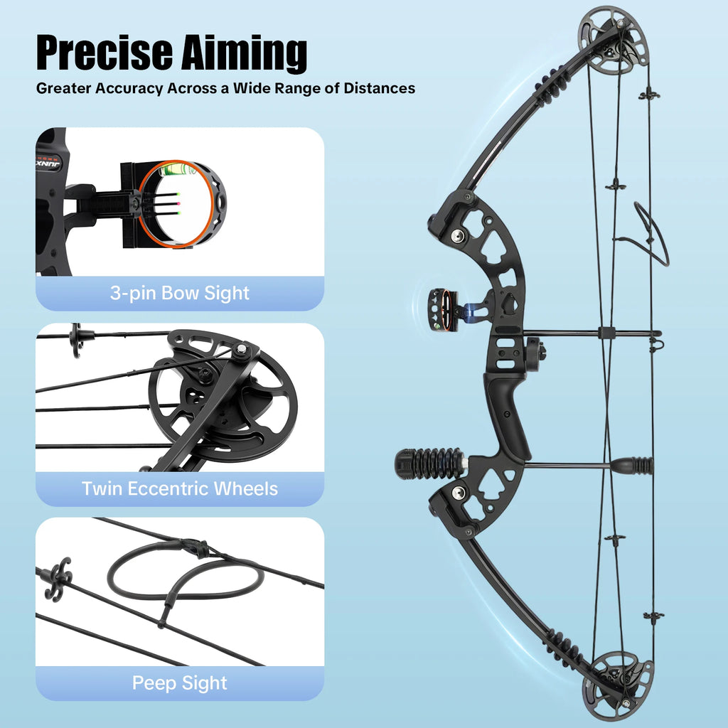 Right Handed Compound Bow Arrows Set