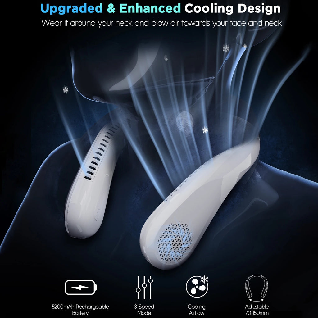 Rechargeable Neck Fan,