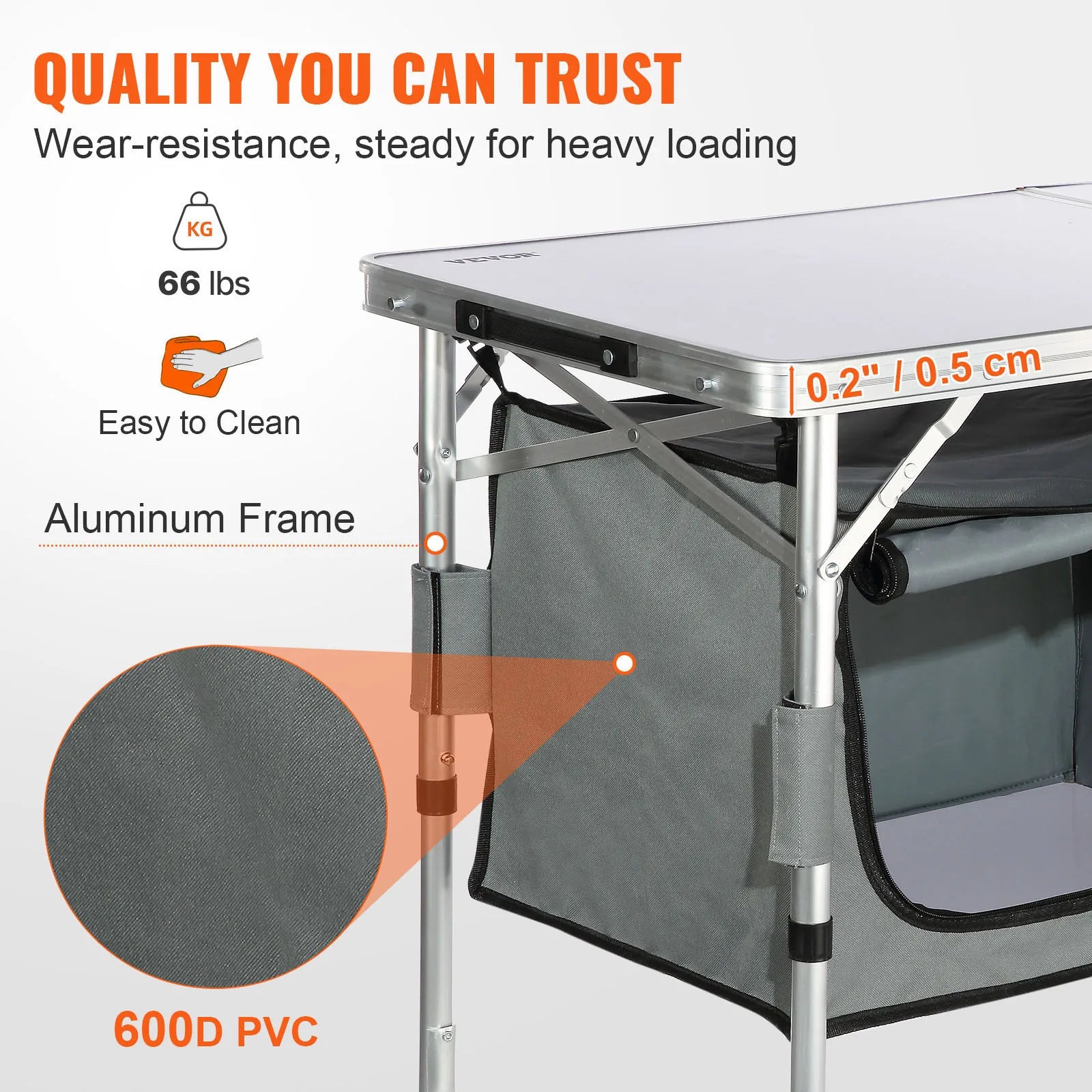 Camping Kitchen Table  Folding Camping Table  for Outdoor