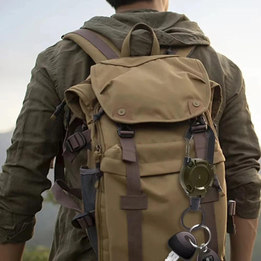 Retractable Heavy Duty Pull Reel Carabiner