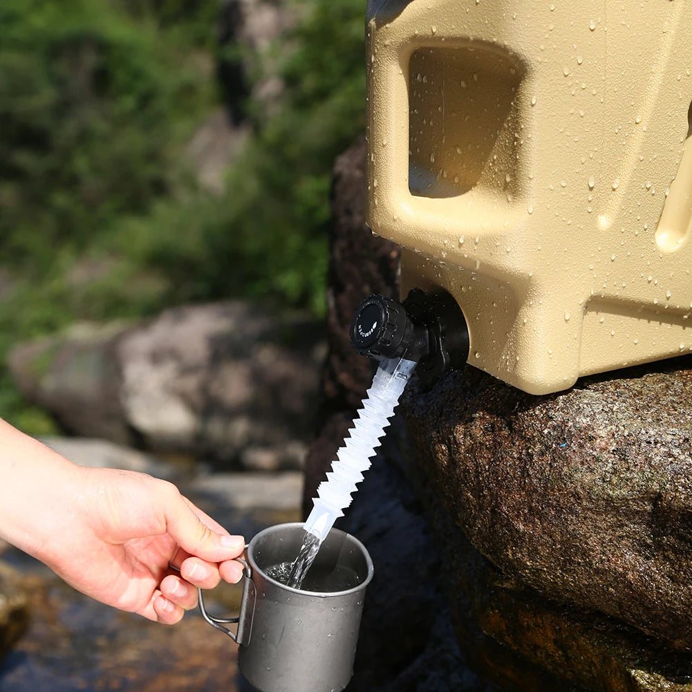 10/12L Outdoor Water Bucket  Portable Camping/ Faucet
