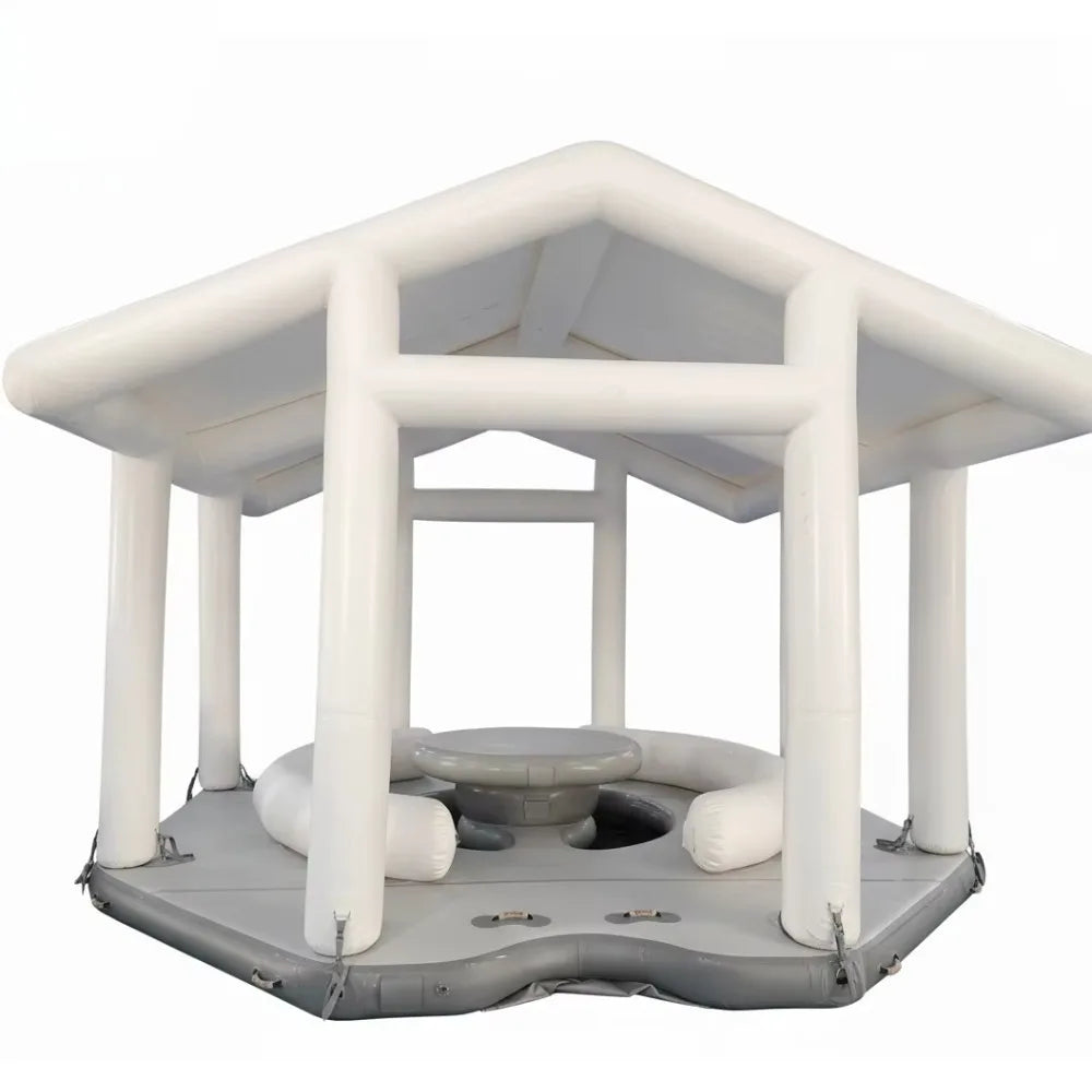 Water Party Inflatable Floating Dock Platform Sofa Boat