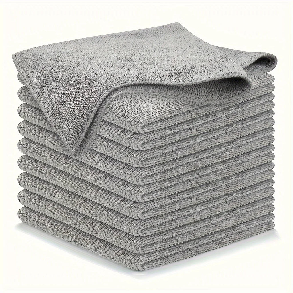 5/10/20pcs Kitchen Towel, micro Fiber Light Gray