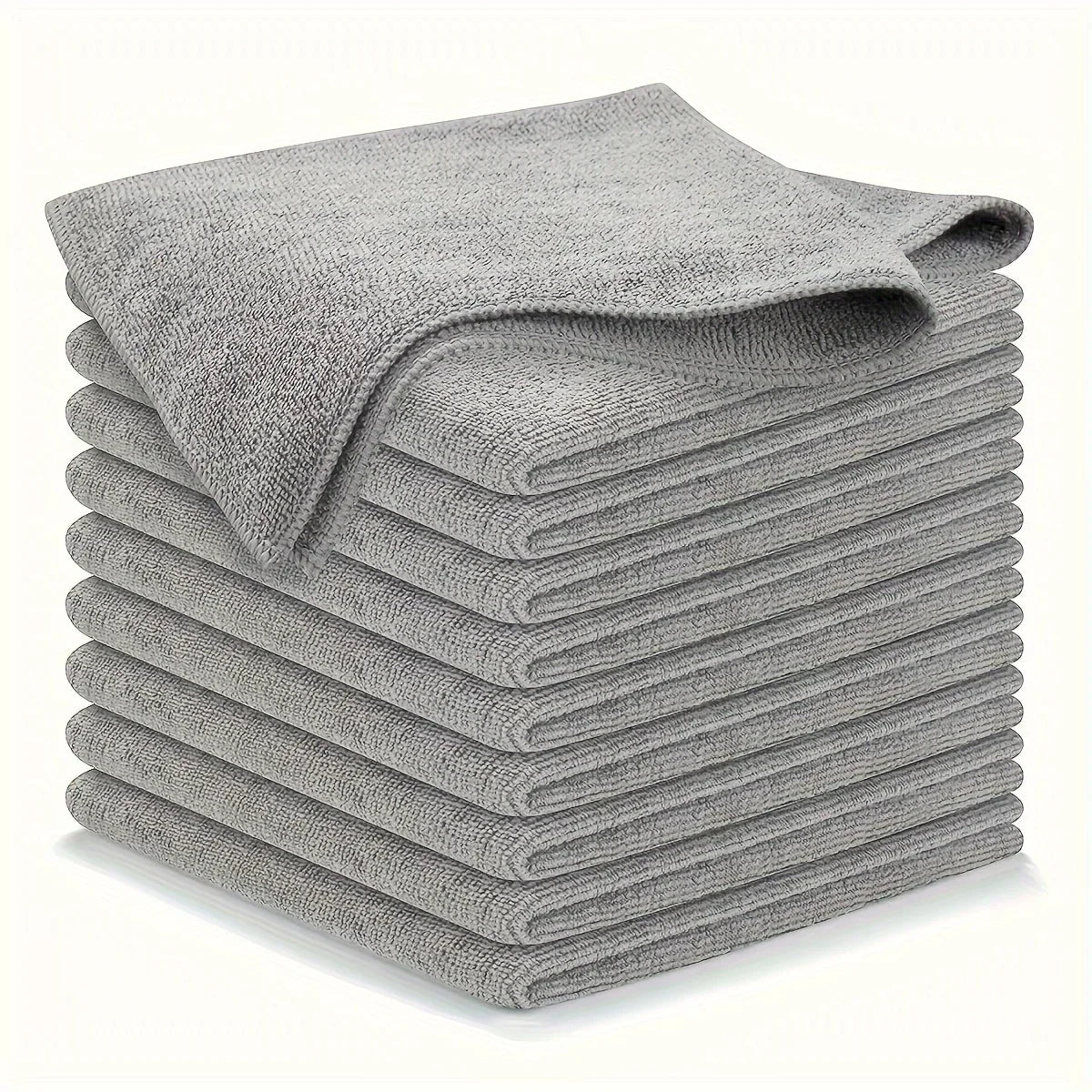 5/10/20pcs Kitchen Towel, micro Fiber Light Gray