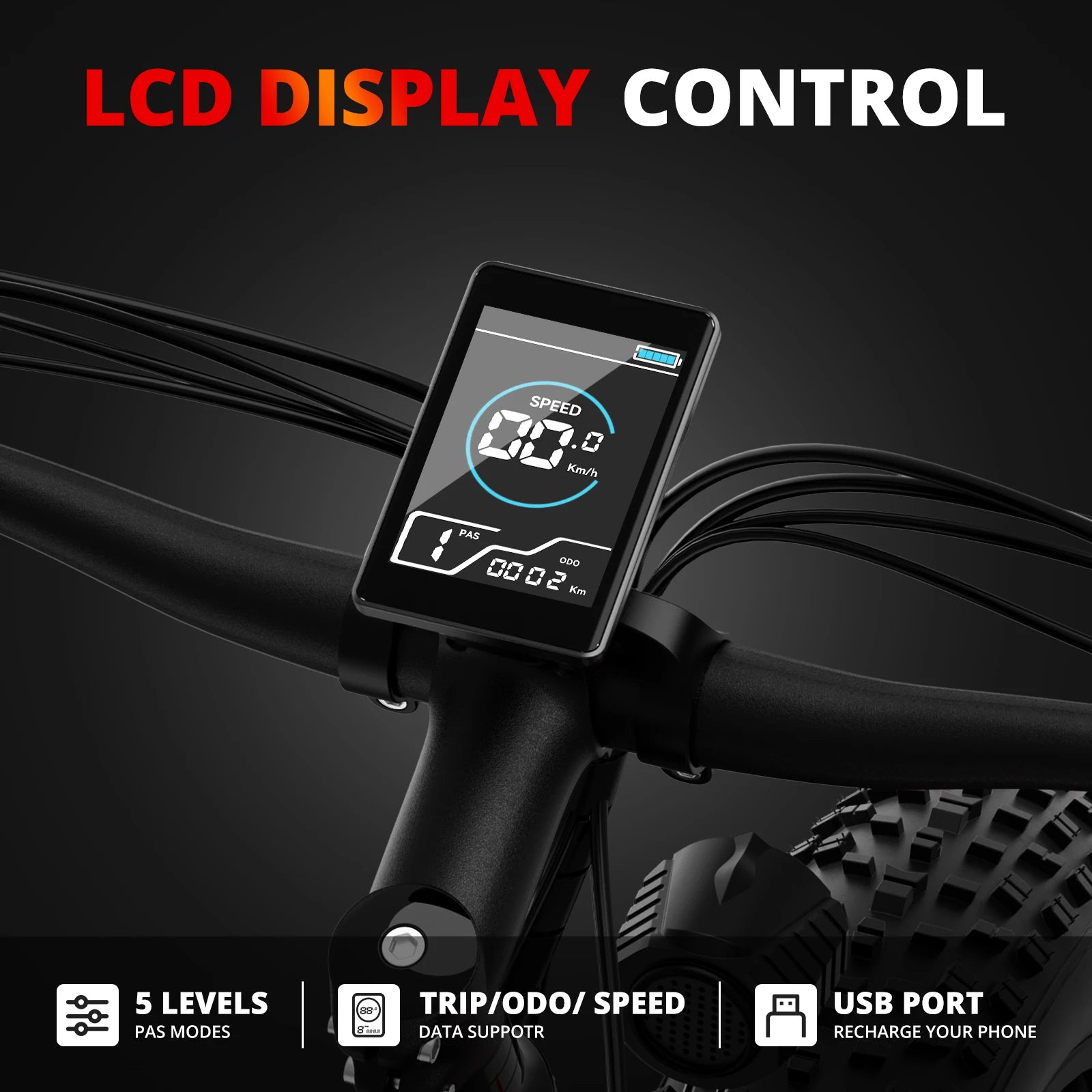 Electric Bike   48V 15AH  Mountain Bike 31mph
