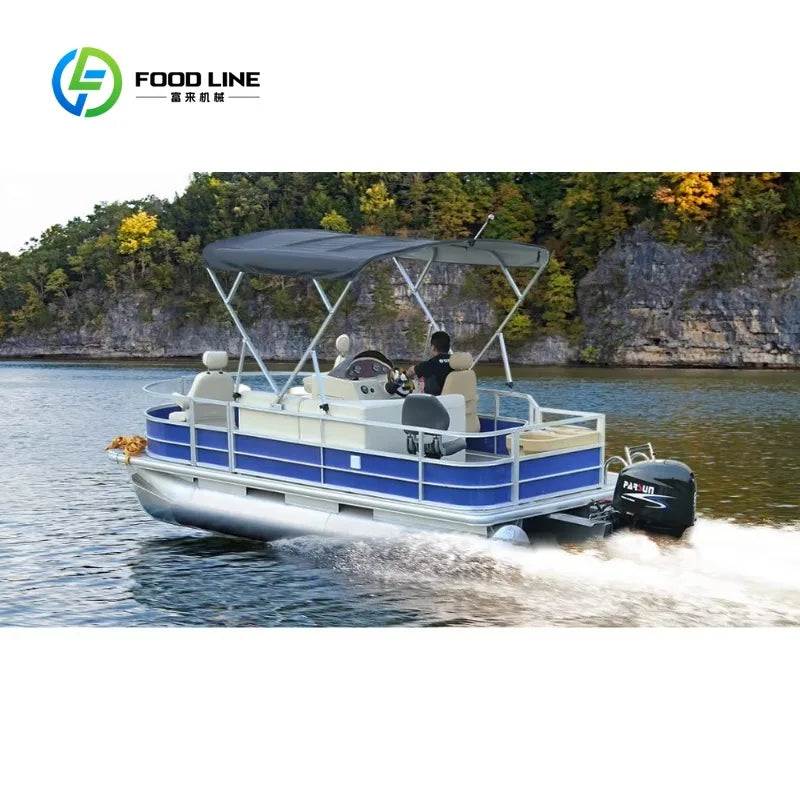 High Speed Luxury Jet Boat Aluminum Hull Inboard Engine