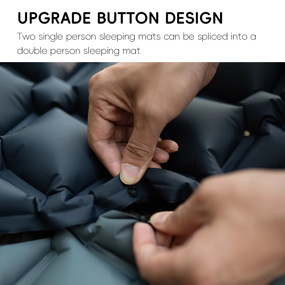 Inflatable Camping Mats Air Mattress With Pillow