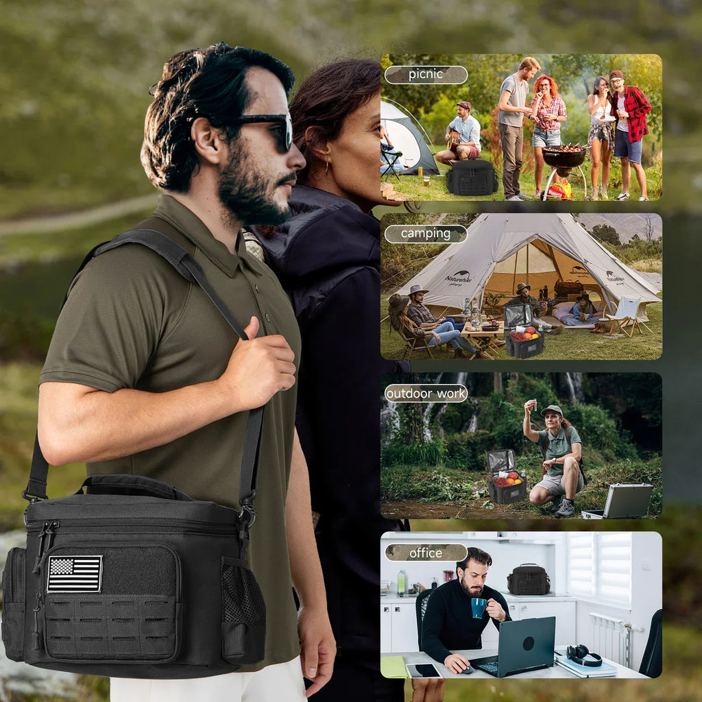 Cooler Bag   Leakproof Insulated  Meal Camping Picnic